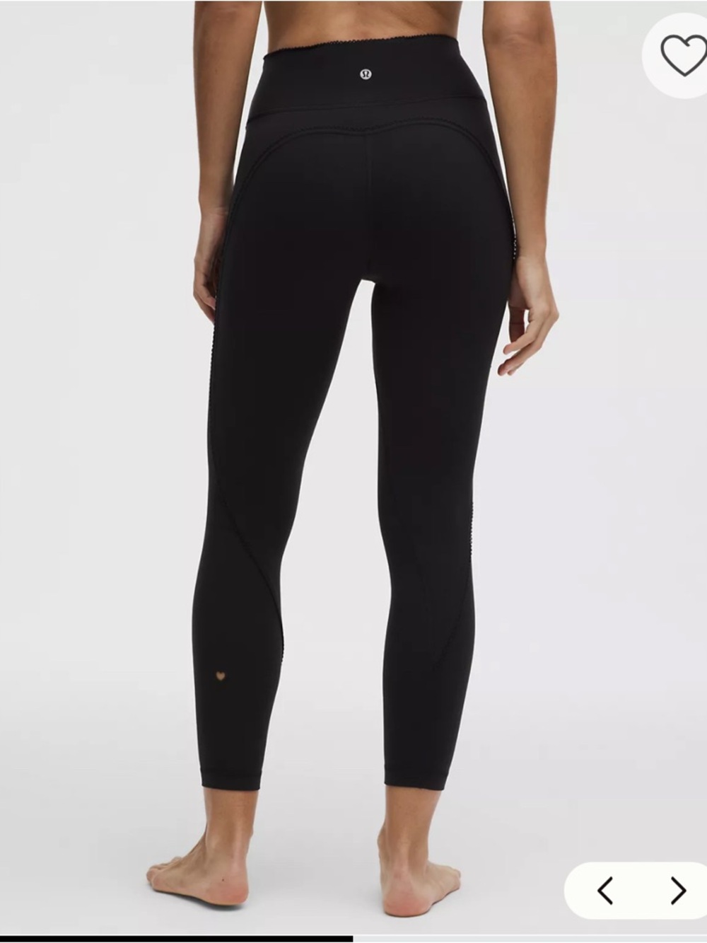 Groove No Line High-Rise Tight 25"
Heart - Black